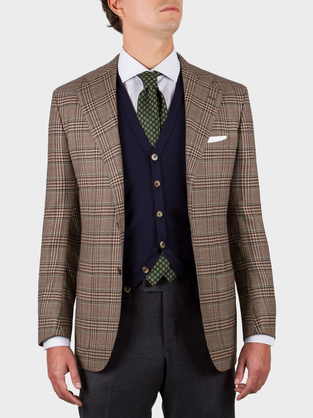 Single-breasted Jacket in wool