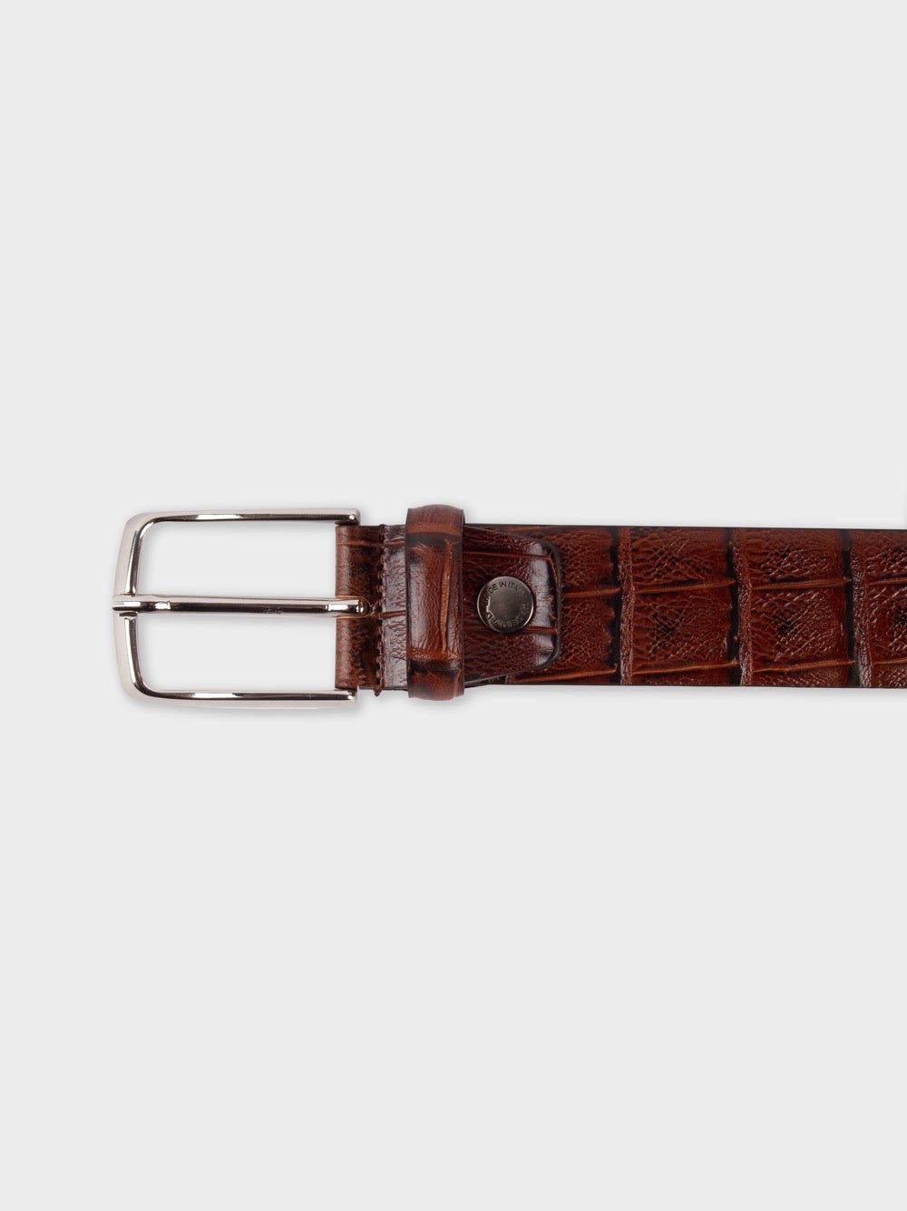 Leather belt