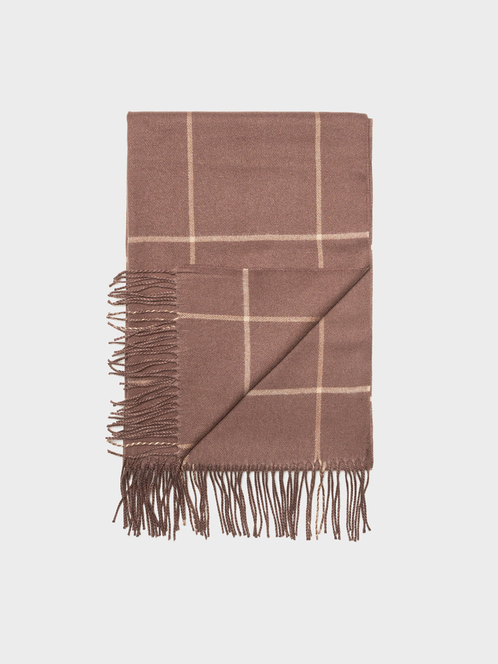 Scarf in wool and cashmere