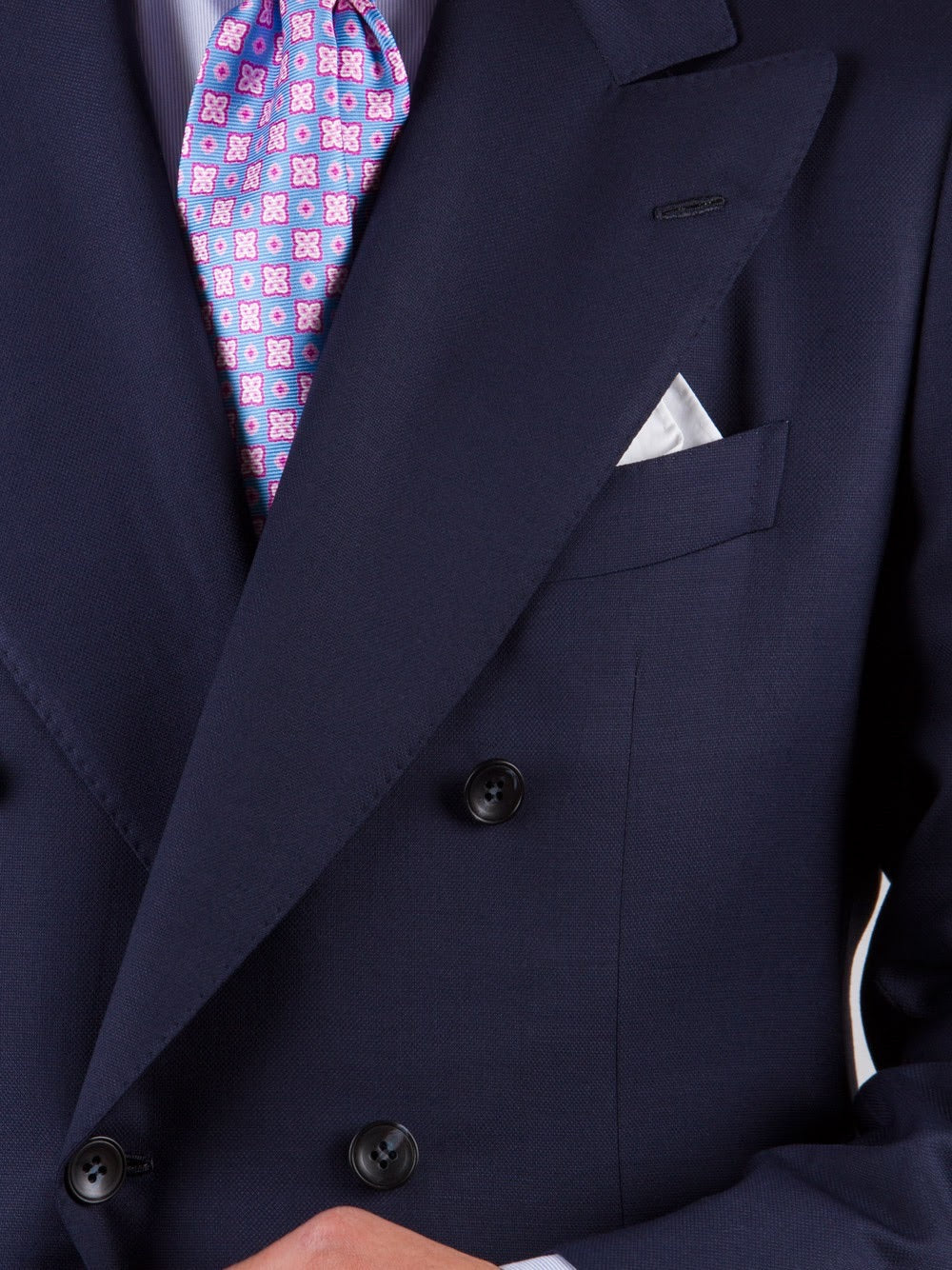 Blue Double Breasted Jacket