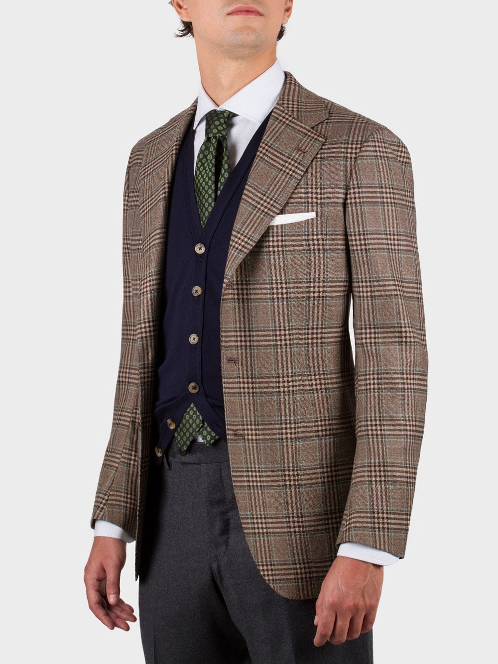Single-breasted Jacket in wool
