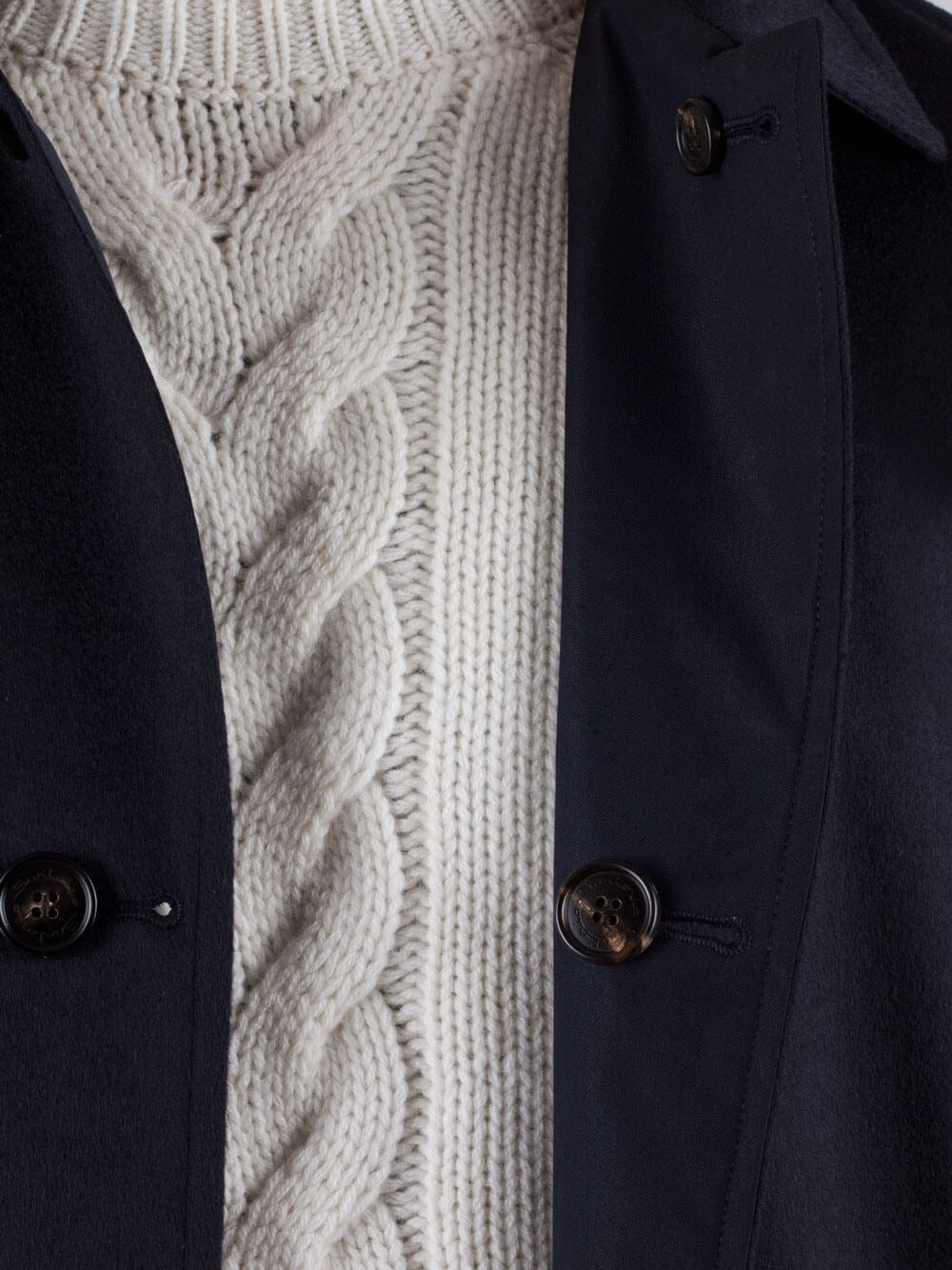 Raincoat reversible in Cashmere