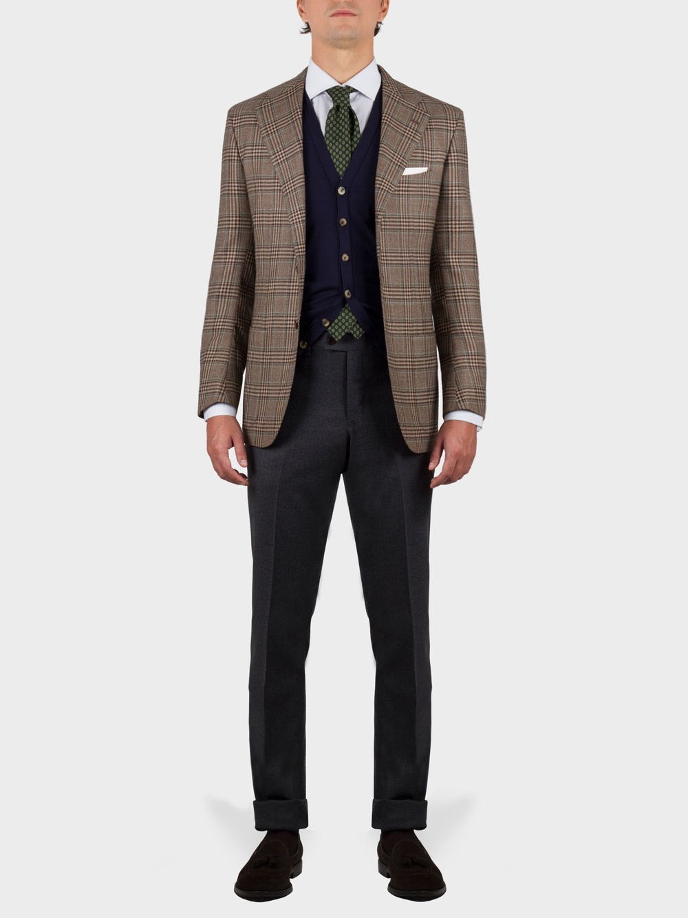 Single-breasted Jacket in wool