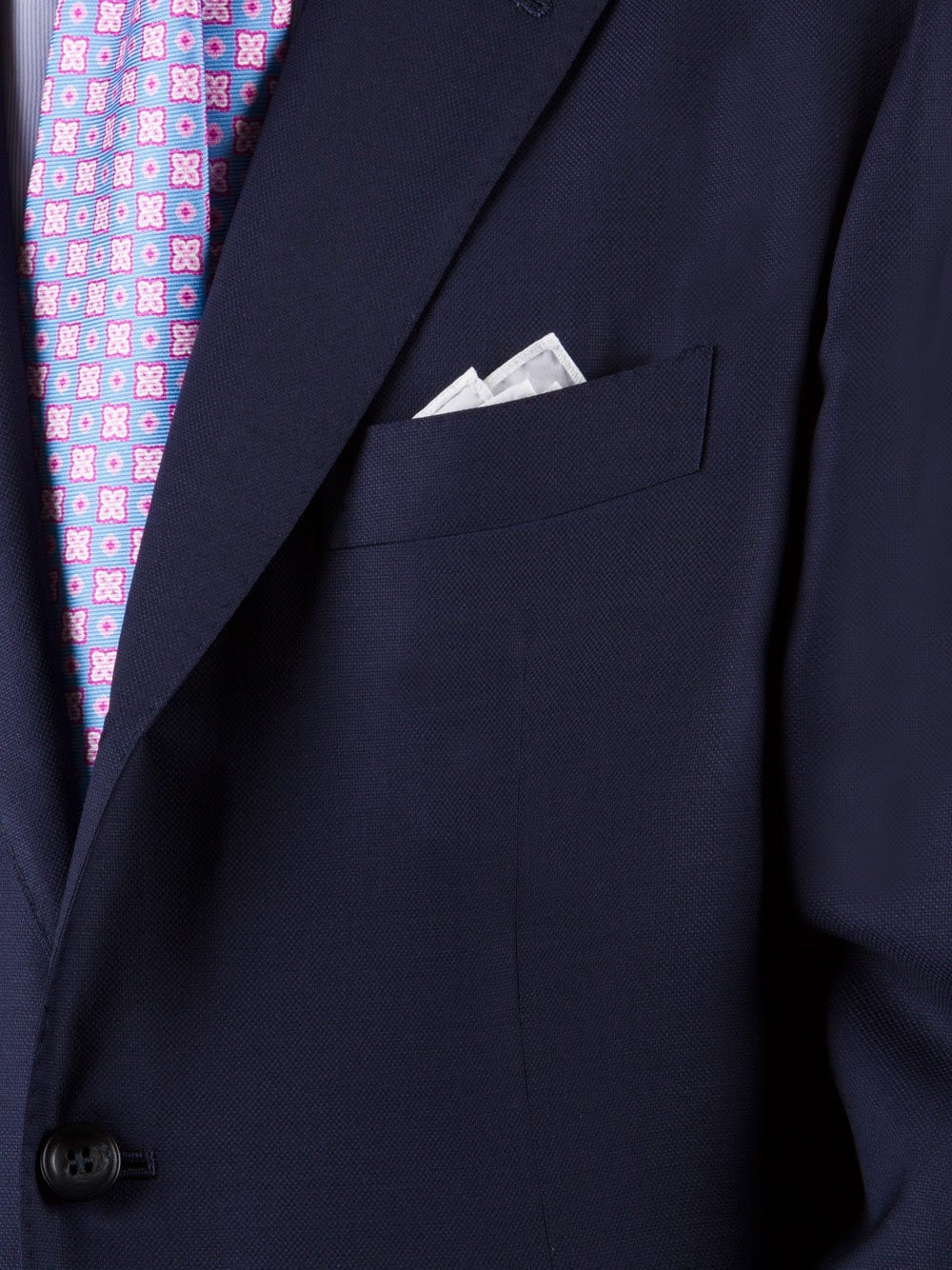 Single-Breasted Blue Jacket