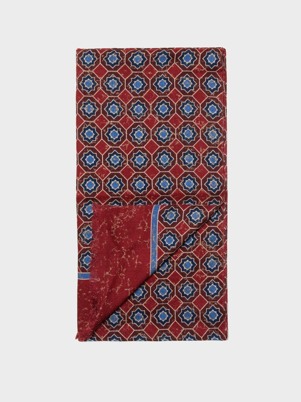 Scarf in wool and cashmere