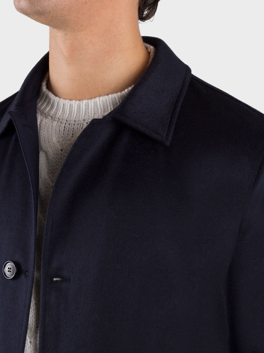 Raincoat reversible in Cashmere