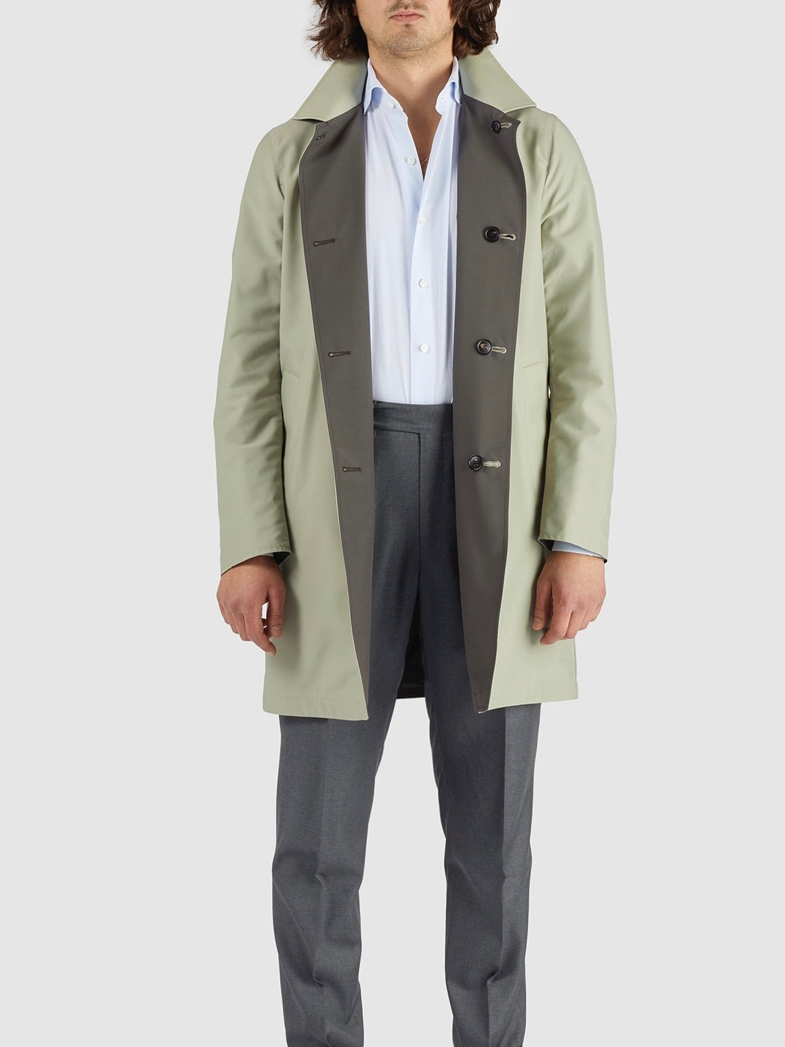 Raincoat reversible