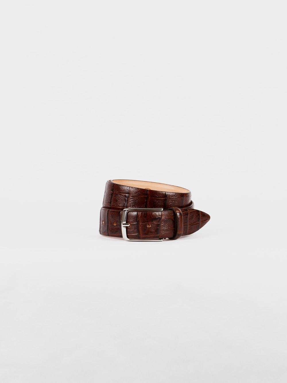 Leather belt