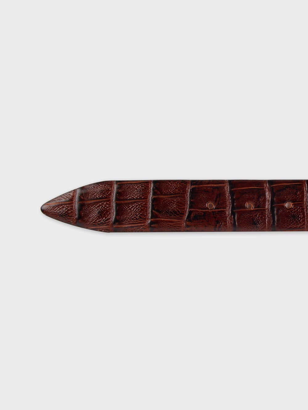 Leather belt