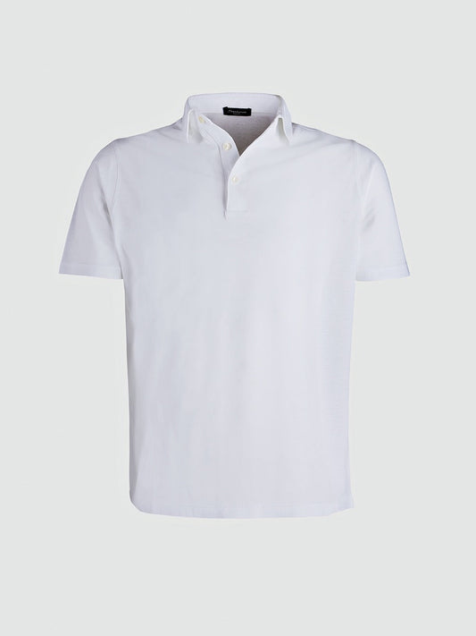 Short sleeve polo shirt in cotton