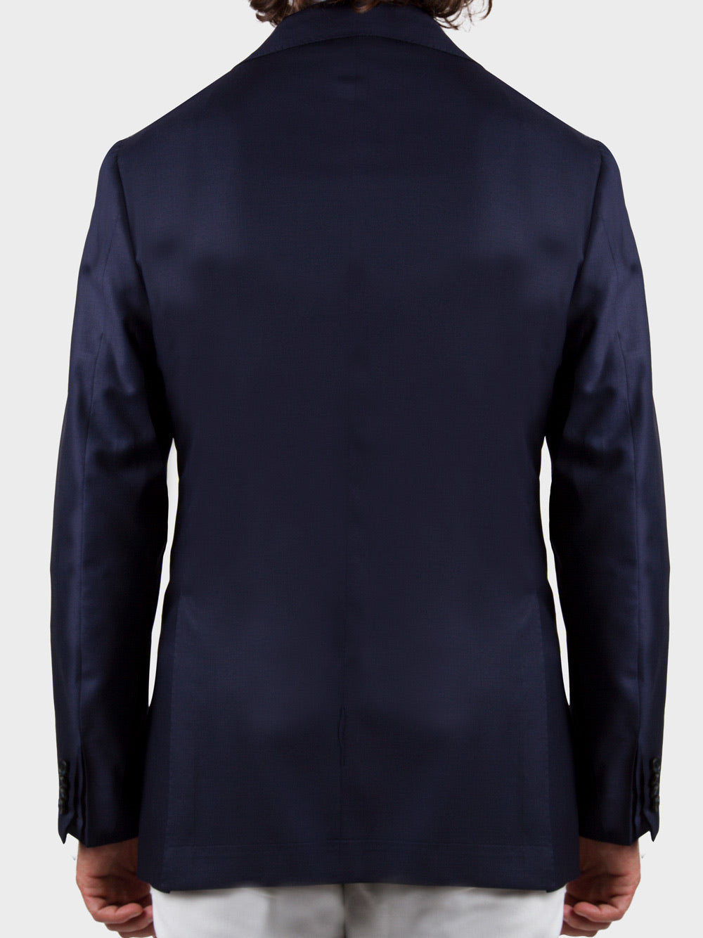 Single-Breasted Blue Jacket